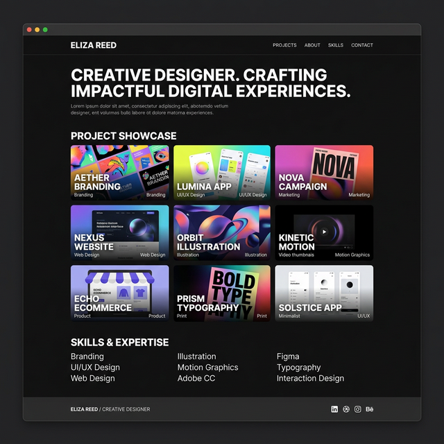 Demo Portfolio Cá Nhân